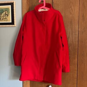 Pendleton Women's Vibrant Red Trench Coat!